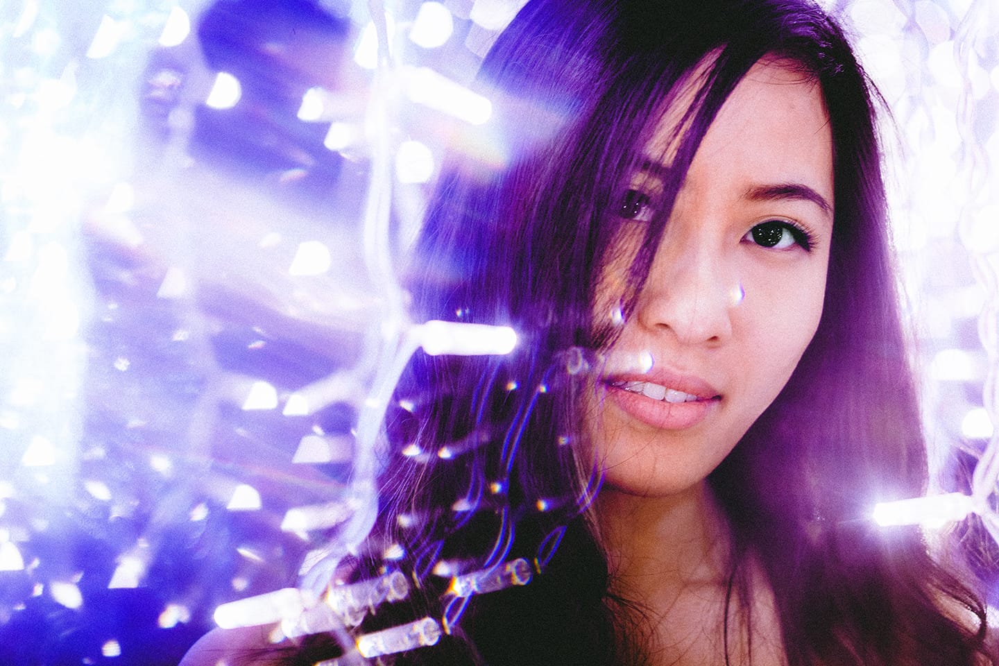 fractals-girl-christmas-lights-purple-lens-flare-seattle-retouched